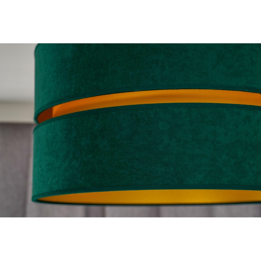Duolla - Plafoniera DUO 1xE27/40W/230V diametro 40 cm verde/oro
