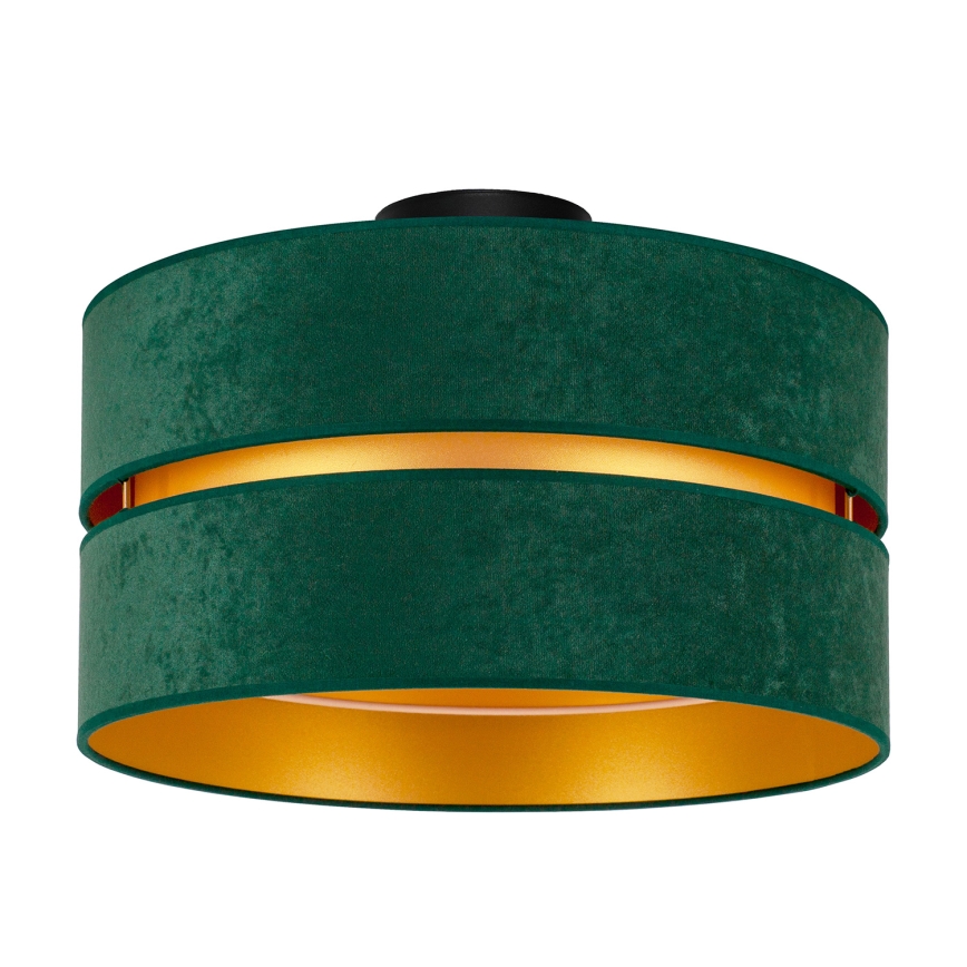 Duolla - Plafoniera DUO 1xE27/40W/230V diametro 40 cm verde/oro
