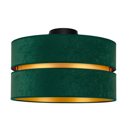 Duolla - Plafoniera DUO 1xE27/40W/230V diametro 40 cm verde/oro