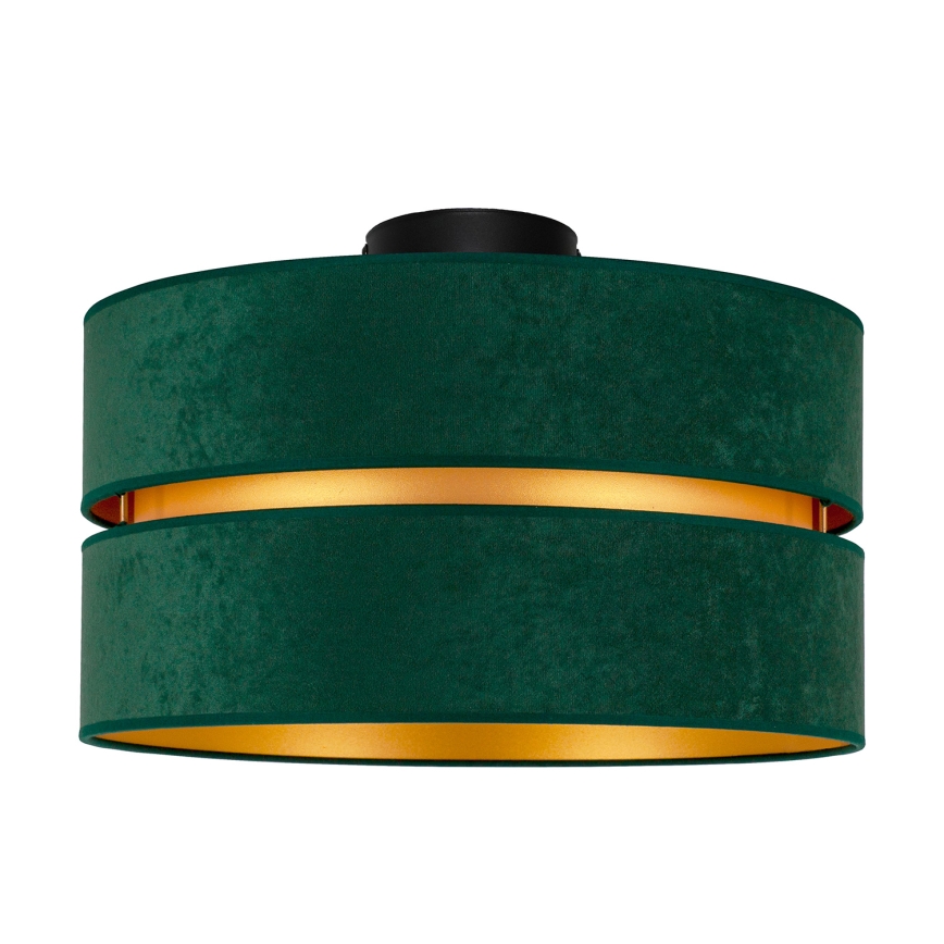 Duolla - Plafoniera DUO 1xE27/40W/230V diametro 40 cm verde/oro