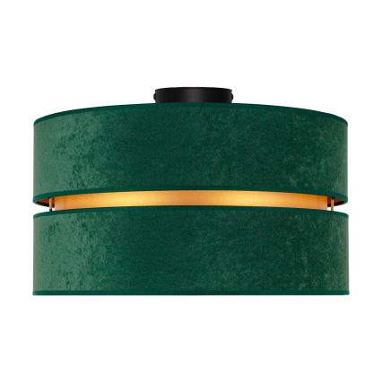 Duolla - Plafoniera DUO 1xE27/40W/230V diametro 40 cm verde/oro