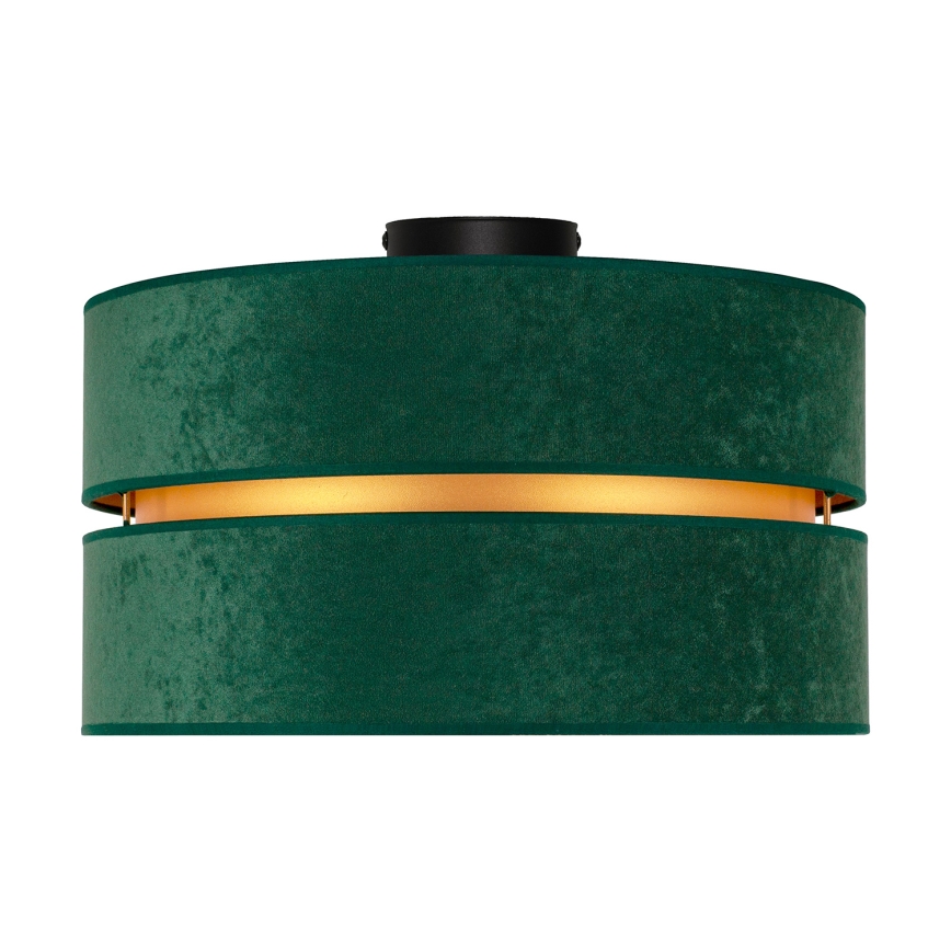Duolla - Plafoniera DUO 1xE27/40W/230V diametro 40 cm verde/oro