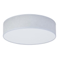 Duolla - Plafoniera LED CORTINA LED/26W/230V diametro 30 cm 4000K grigio