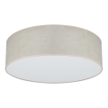 Duolla - Plafoniera LED CORTINA LED/26W/230V diametro 45 cm 4000K beige