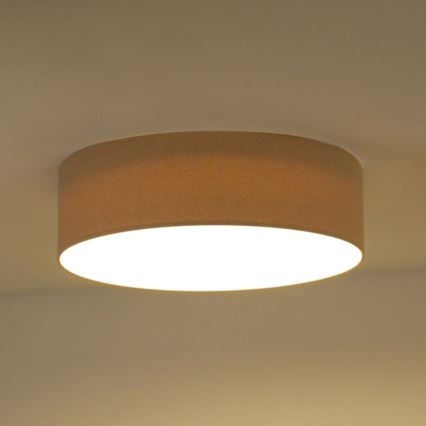 Duolla - Plafoniera LED CORTINA LED/26W/230V diametro 45 cm 4000K beige