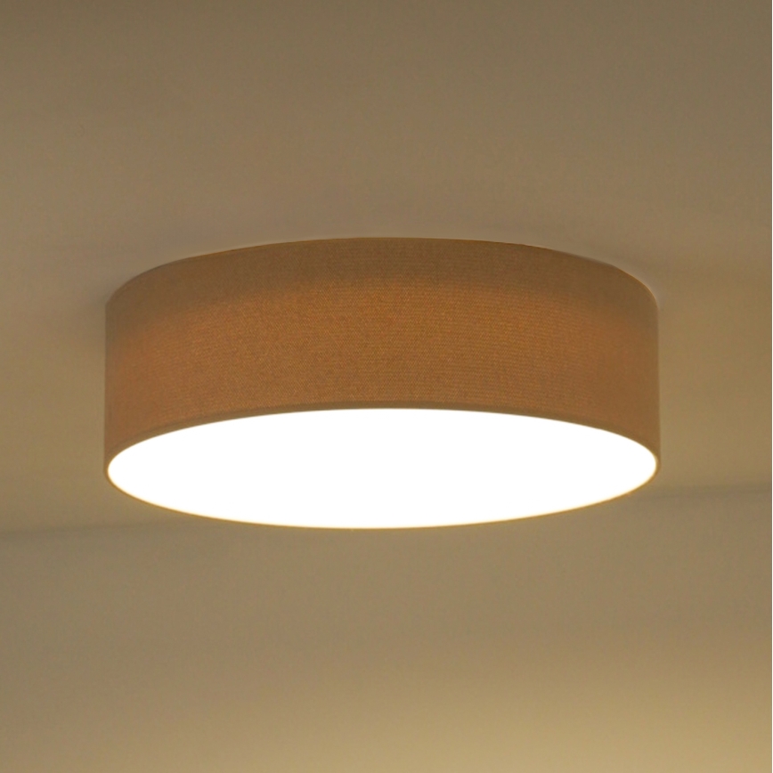 Duolla - Plafoniera LED CORTINA LED/26W/230V diametro 45 cm 4000K beige