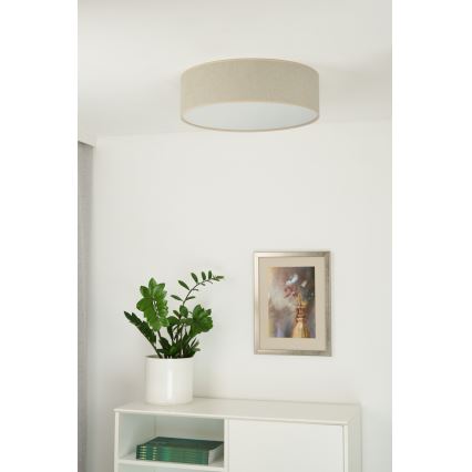 Duolla - Plafoniera LED CORTINA LED/26W/230V diametro 45 cm 4000K beige