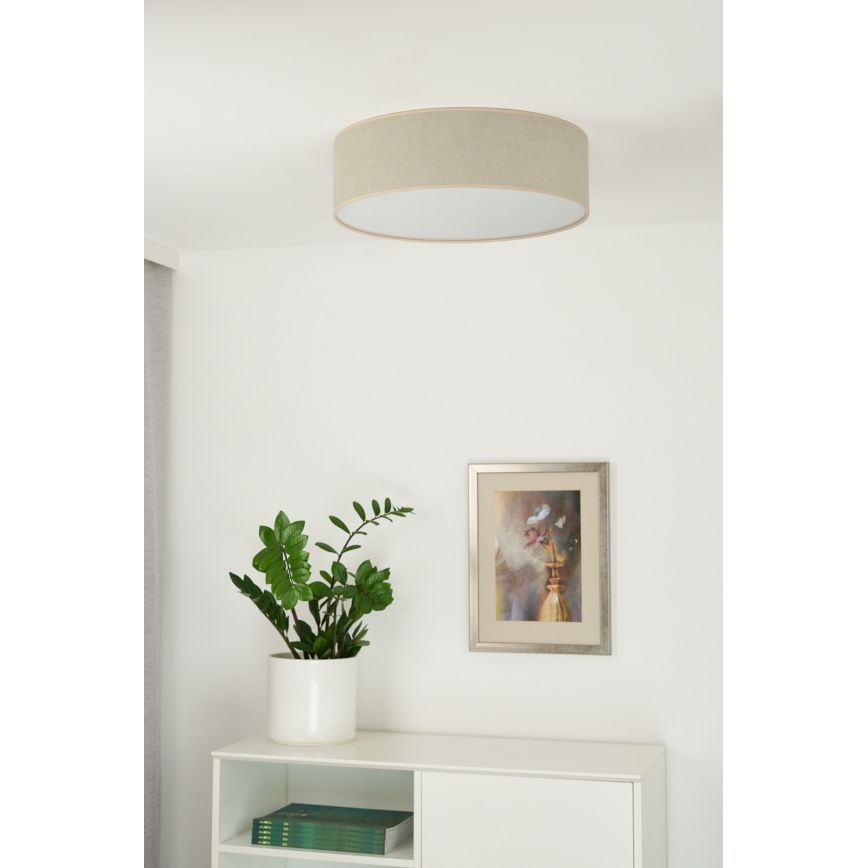Duolla - Plafoniera LED CORTINA LED/26W/230V diametro 45 cm 4000K beige