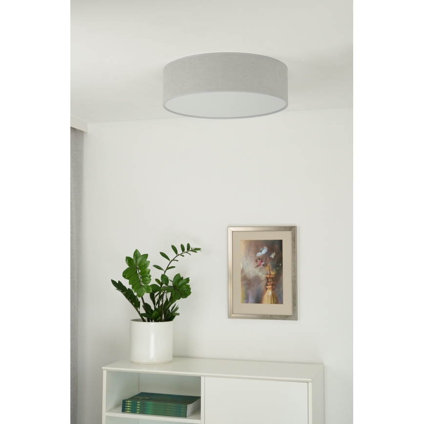 Duolla - Plafoniera LED CORTINA LED/26W/230V diametro 45 cm 4000K grigio
