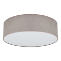 Duolla - Plafoniera LED CORTINA LED/26W/230V diametro 45 cm 4000K marrone
