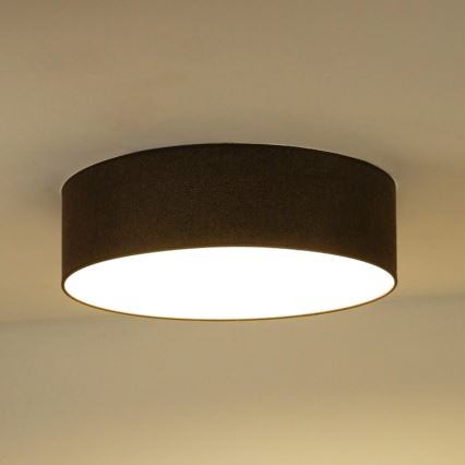 Duolla - Plafoniera LED CORTINA LED/26W/230V diametro 45 cm 4000K marrone