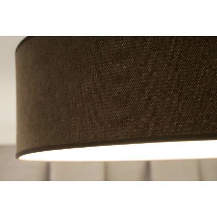Duolla - Plafoniera LED CORTINA LED/26W/230V diametro 45 cm 4000K marrone