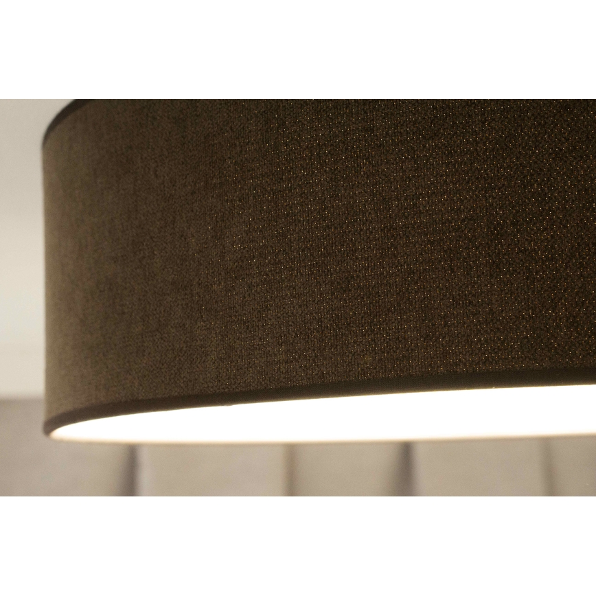 Duolla - Plafoniera LED CORTINA LED/26W/230V diametro 45 cm 4000K marrone