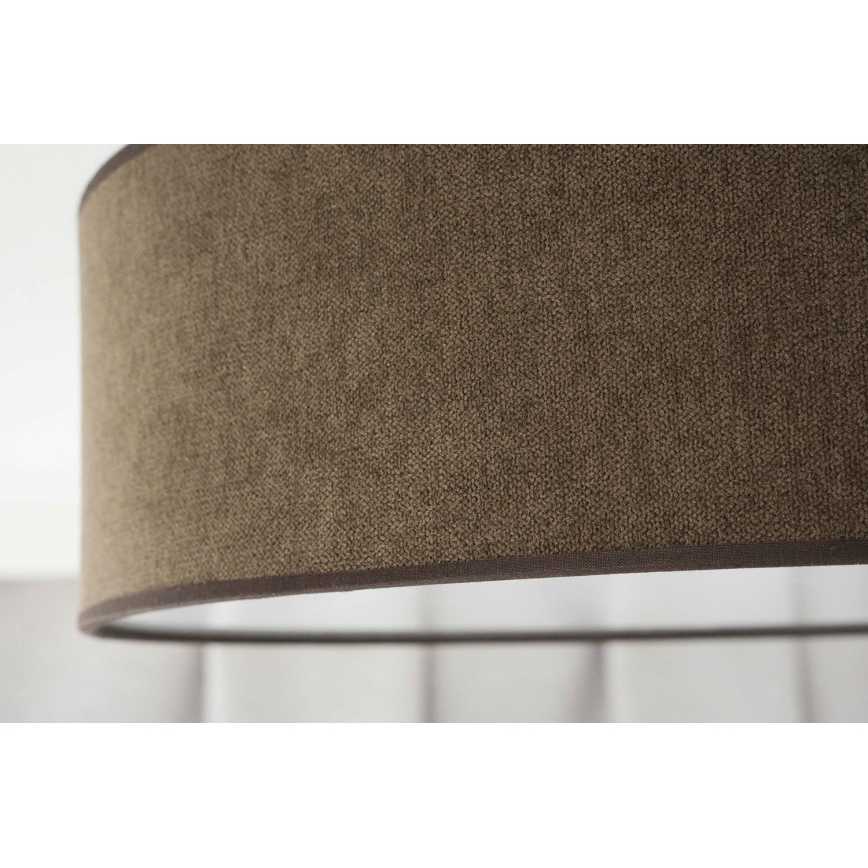 Duolla - Plafoniera LED CORTINA LED/26W/230V diametro 45 cm 4000K marrone