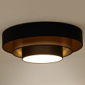 Duolla - Plafoniera LED LUNETA LED/26W/230V diametro 60 cm 4000K nero/oro