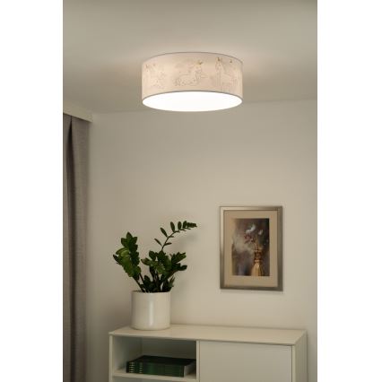 Duolla - Plafoniera LED per bambini CORTINA LED/26W/230V diametro 40 cm 4000K