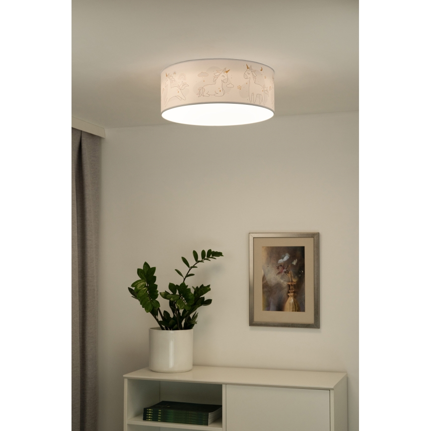 Duolla - Plafoniera LED per bambini CORTINA LED/26W/230V diametro 40 cm 4000K