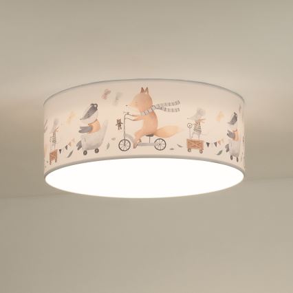 Duolla - Plafoniera LED per bambini CORTINA LED/26W/230V diametro 40 cm 4000K