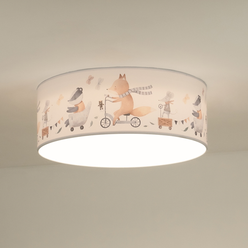 Duolla - Plafoniera LED per bambini CORTINA LED/26W/230V diametro 40 cm 4000K