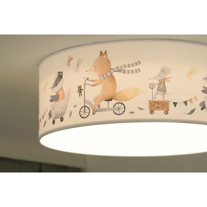 Duolla - Plafoniera LED per bambini CORTINA LED/26W/230V diametro 40 cm 4000K