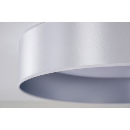Duolla - Plafoniera LED ROLLER LED/24W/230V diametro 45 cm argento
