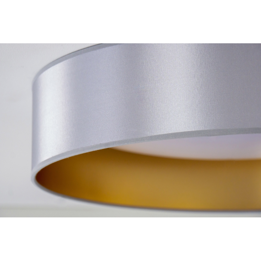 Duolla - Plafoniera LED ROLLER LED/24W/230V diametro 45 cm argento/oro