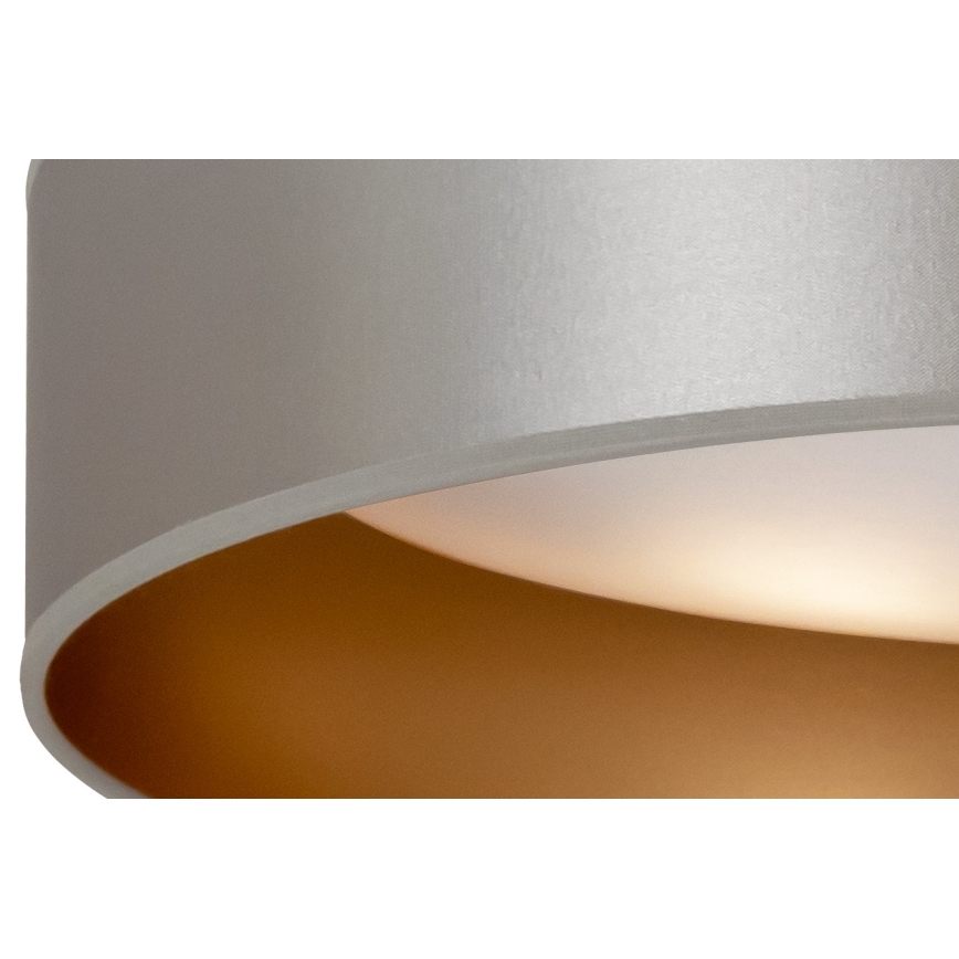 Duolla - Plafoniera LED ROLLER LED/24W/230V diametro 45 cm argento/oro