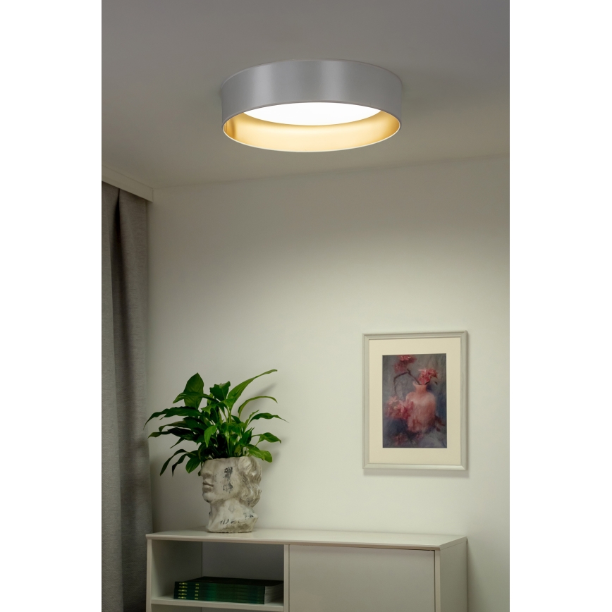 Duolla - Plafoniera LED ROLLER LED/24W/230V diametro 45 cm argento/oro