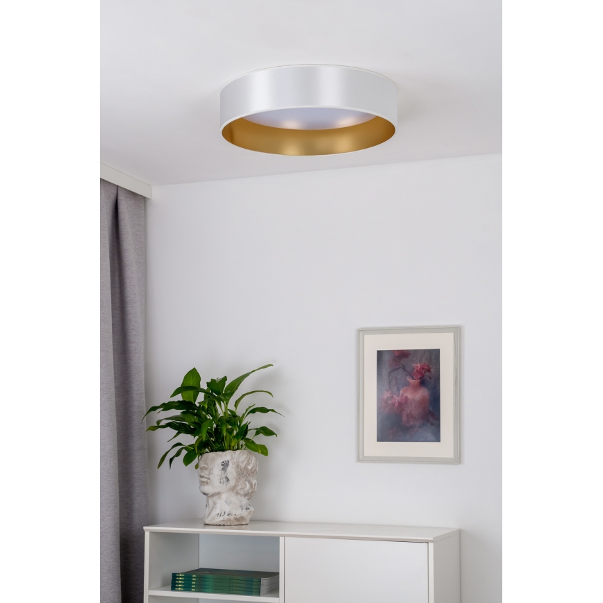 Duolla - Plafoniera LED ROLLER LED/24W/230V diametro 45 cm argento/oro