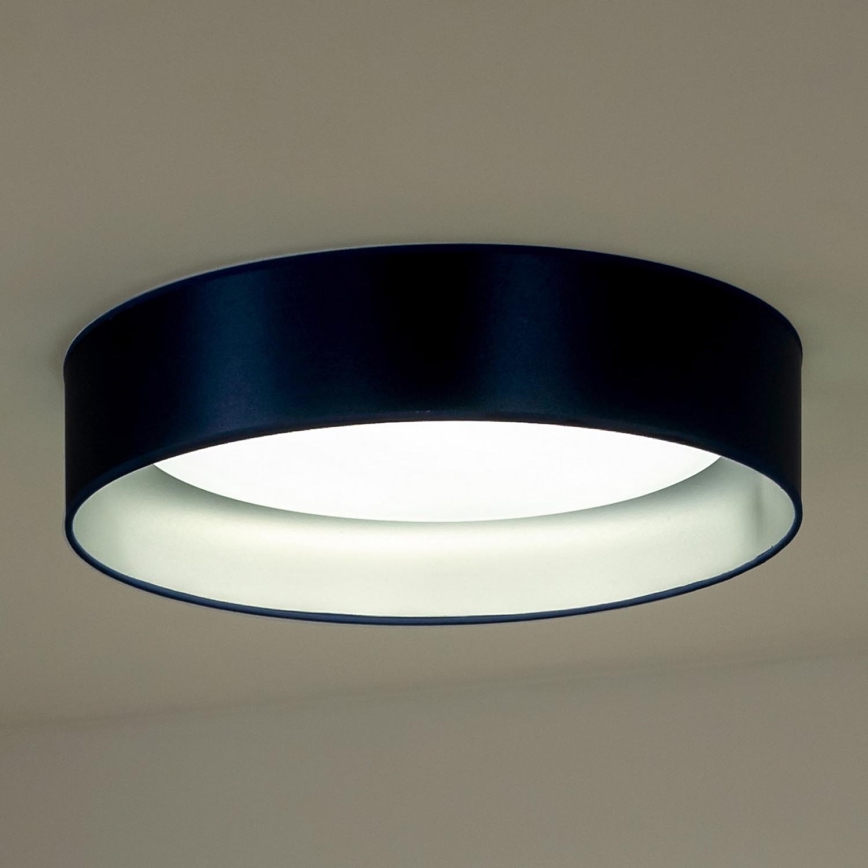 Duolla - Plafoniera LED ROLLER LED/24W/230V diametro 45 cm blu/argento