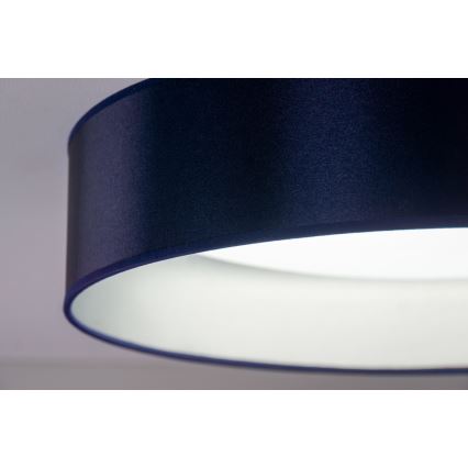 Duolla - Plafoniera LED ROLLER LED/24W/230V diametro 45 cm blu/argento