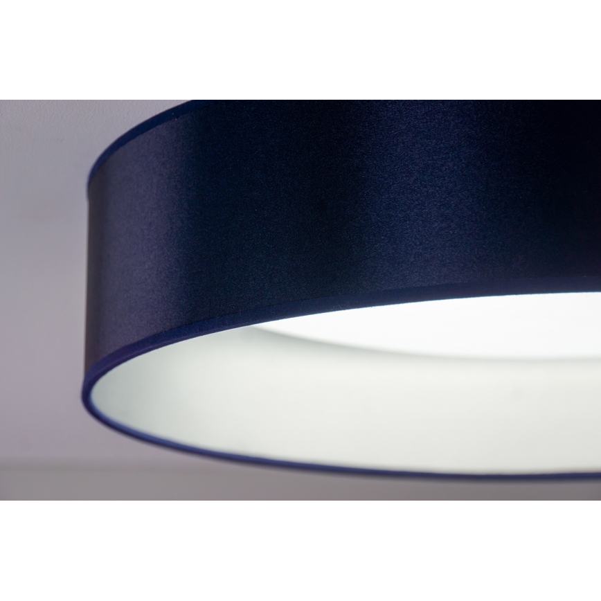 Duolla - Plafoniera LED ROLLER LED/24W/230V diametro 45 cm blu/argento