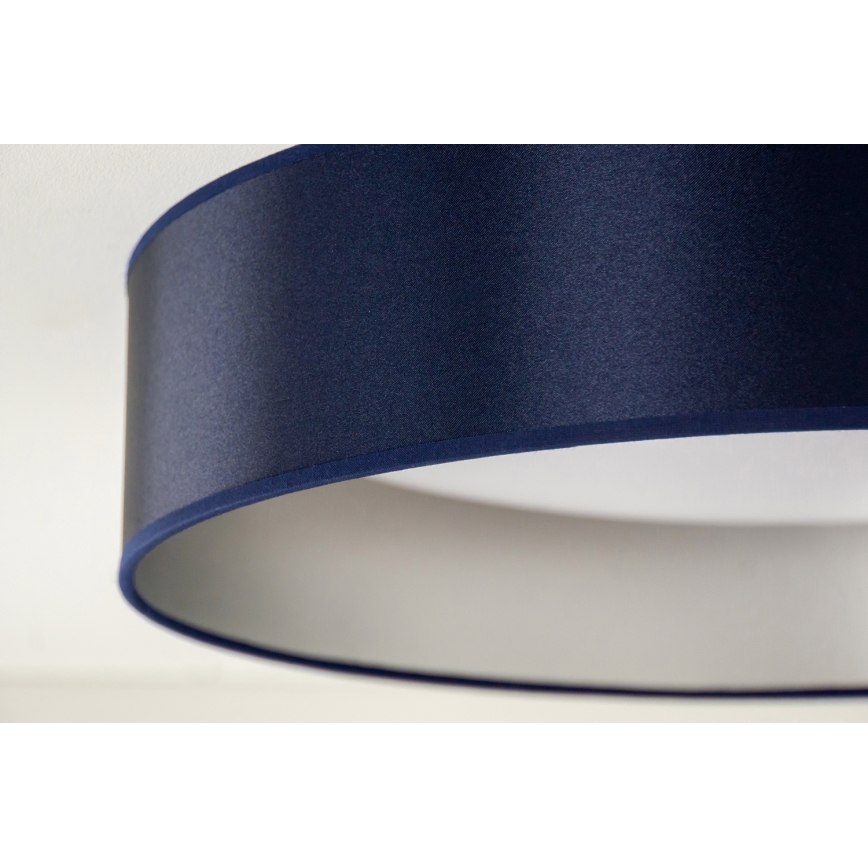 Duolla - Plafoniera LED ROLLER LED/24W/230V diametro 45 cm blu/argento