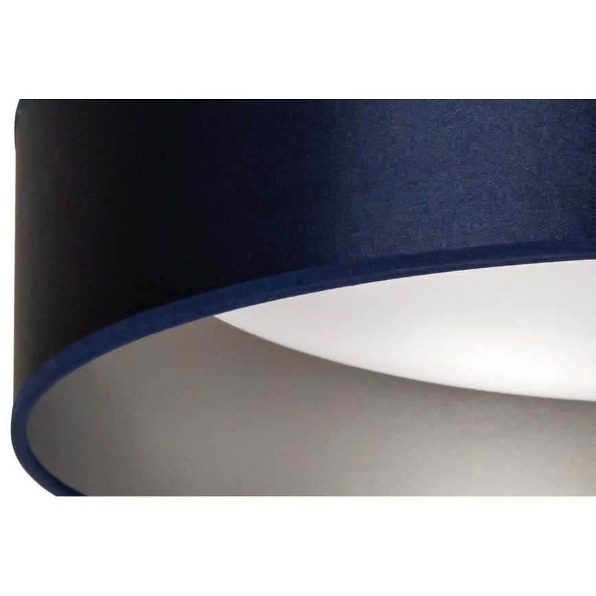 Duolla - Plafoniera LED ROLLER LED/24W/230V diametro 45 cm blu/argento