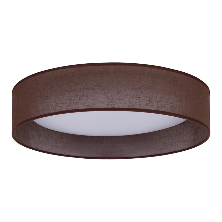 Duolla - Plafoniera LED ROLLER LED/24W/230V diametro 45 cm marrone scuro