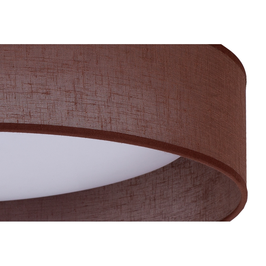 Duolla - Plafoniera LED ROLLER LED/24W/230V diametro 45 cm marrone scuro