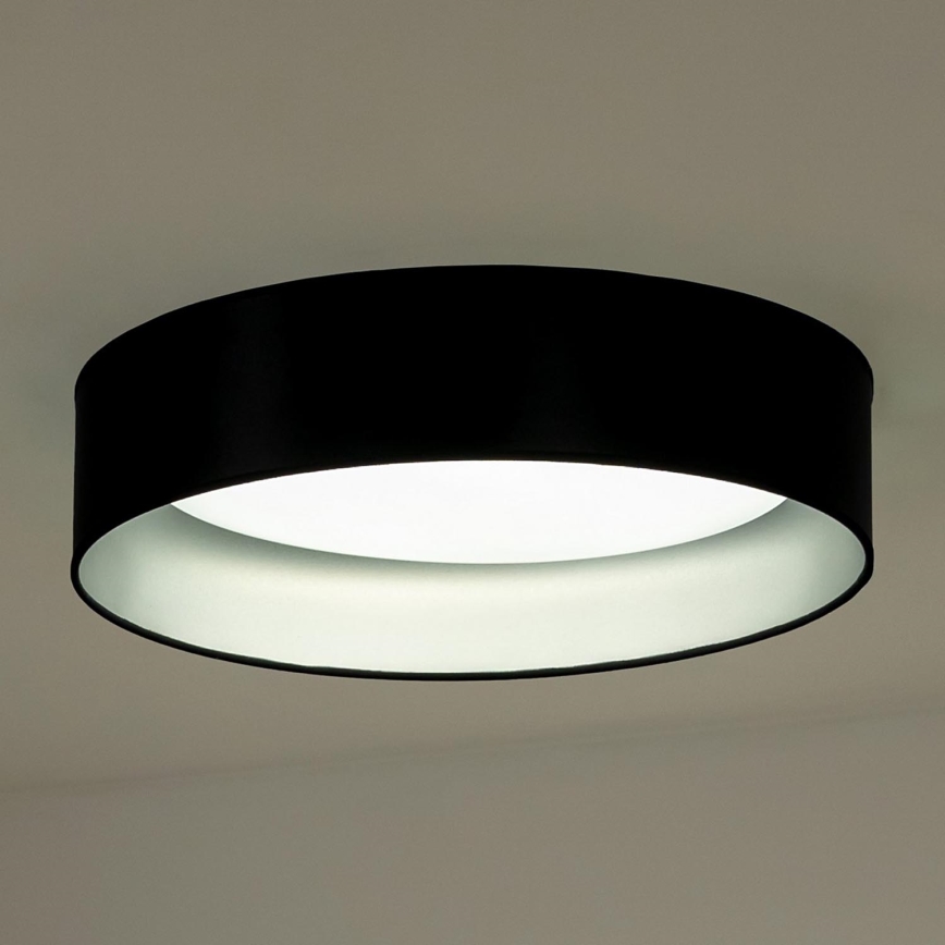 Duolla - Plafoniera LED ROLLER LED/24W/230V diametro 45 cm nero/argento