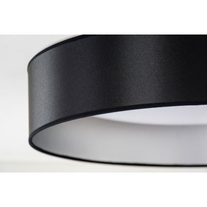 Duolla - Plafoniera LED ROLLER LED/24W/230V diametro 45 cm nero/argento