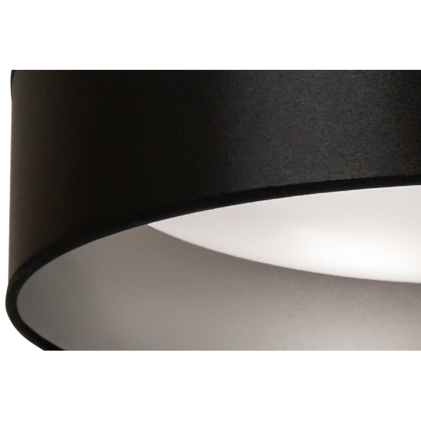 Duolla - Plafoniera LED ROLLER LED/24W/230V diametro 45 cm nero/argento
