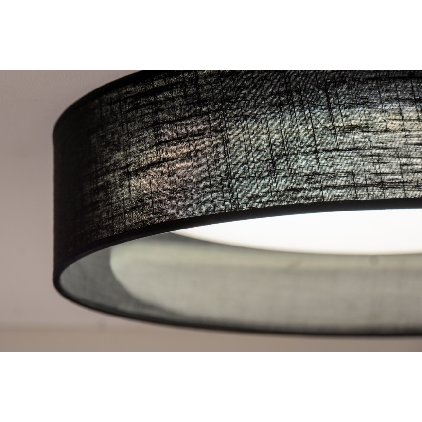Duolla - Plafoniera LED ROLLER LED/24W/230V diametro 45 cm nero