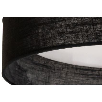 Duolla - Plafoniera LED ROLLER LED/24W/230V diametro 45 cm nero