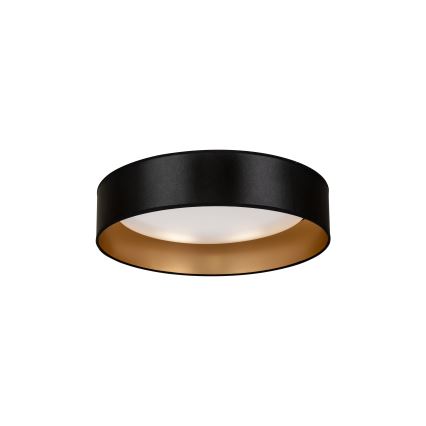Duolla - Plafoniera LED ROLLER LED/24W/230V diametro 45 cm nero/oro