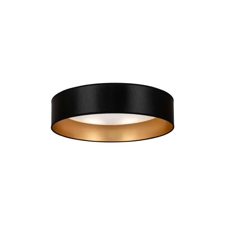 Duolla - Plafoniera LED ROLLER LED/24W/230V diametro 45 cm nero/oro