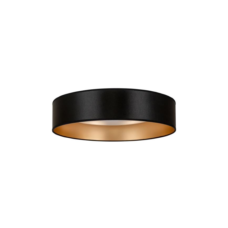 Duolla - Plafoniera LED ROLLER LED/24W/230V diametro 45 cm nero/oro