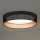 Duolla - Plafoniera LED ROLLER LED/24W/230V diametro 45 cm nero/rame