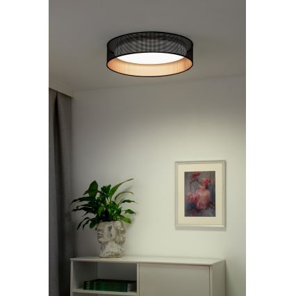 Duolla - Plafoniera LED ROLLER LED/24W/230V diametro 45 cm nero/rame