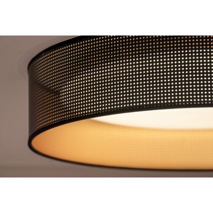 Duolla - Plafoniera LED ROLLER LED/24W/230V diametro 45 cm nero/rame
