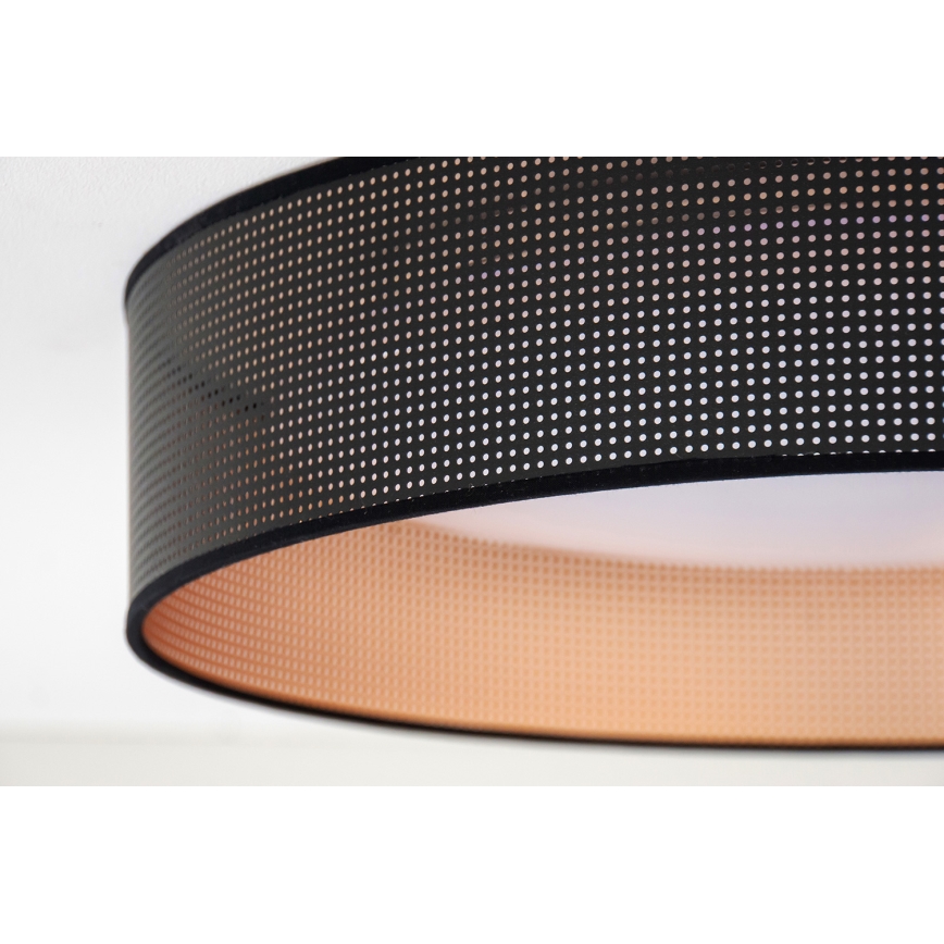 Duolla - Plafoniera LED ROLLER LED/24W/230V diametro 45 cm nero/rame