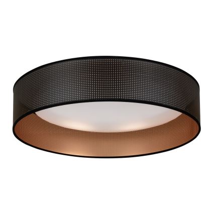 Duolla - Plafoniera LED ROLLER LED/24W/230V diametro 45 cm nero/rame