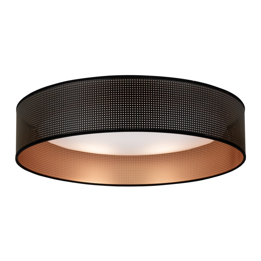 Duolla - Plafoniera LED ROLLER LED/24W/230V diametro 45 cm nero/rame